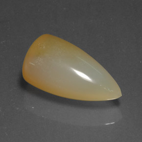 14.68캐럿 천연 만다린 파이어 오팔, 투명한, 22.3×12.2 mm, 투명/반투명