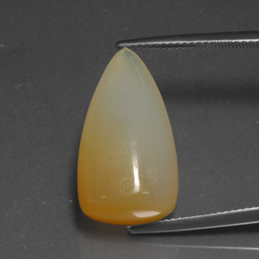 14.68캐럿 천연 만다린 파이어 오팔, 투명한, 22.3×12.2 mm, 투명/반투명