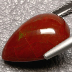 9.01캐럿 천연 다색 파이어 오팔, 배 모양, 불투명체