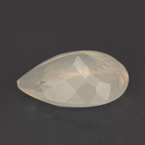 3.25캐럿 천연 화이트 옐로우 파이어 오팔, 투명한, 13.8×9.7 mm, 투명/반투명