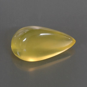 4.90캐럿 천연 옐로우 파이어 오팔, 투명한, 15.6×9.1 mm, 투명/반투명