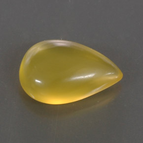 2.06캐럿 천연 옐로우 파이어 오팔, 투명한, 11.5×8.3 mm, 투명/반투명