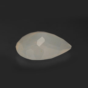 4.60캐럿 천연 화이트 옐로우 파이어 오팔, 투명한, 15.7×10.7 mm, 투명/반투명
