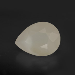 3.34캐럿 천연 화이트 옐로우 파이어 오팔, 투명한, 12.8×9.5 mm, 투명/반투명