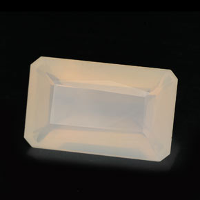 6.02캐럿 천연 흰색 노란색 파이어 오팔, 투명한, 투명/반투명