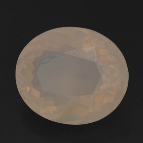 5.63캐럿 천연 화이트 옐로우 파이어 오팔, 투명한, 13.7×11.7 mm, 투명/반투명