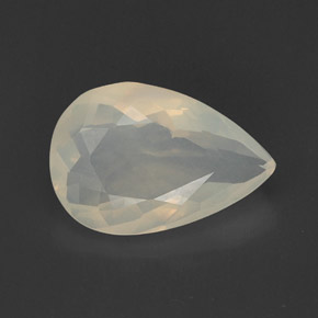 8.35캐럿 천연 옐로우 화이트 파이어 오팔, 투명한, 19.2×13 mm, 투명/반투명