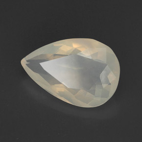 8.35캐럿 천연 옐로우 화이트 파이어 오팔, 투명한, 19.2×13 mm, 투명/반투명