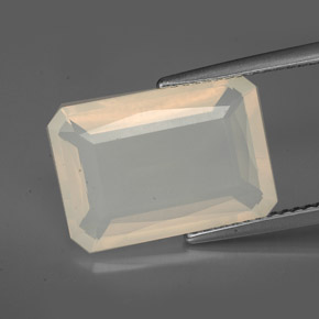 5.53캐럿 천연 옐로우 화이트 파이어 오팔, 투명한, 15.5×10.8 mm, 투명/반투명