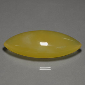 139.55캐럿 천연 옐로우 파이어 오팔, 마퀴즈, 64.9×26.8 mm, 투명한