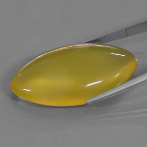 41.15캐럿 천연 옐로우 파이어 오팔, 마퀴즈, 41.1×24.6 mm, 투명한