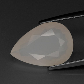 5.85캐럿 천연 오렌지 화이트 파이어 오팔, 배 모양, 17.3×12 mm, 투명한