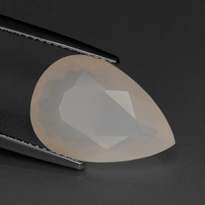 5.85캐럿 천연 오렌지 화이트 파이어 오팔, 배 모양, 17.3×12 mm, 투명한