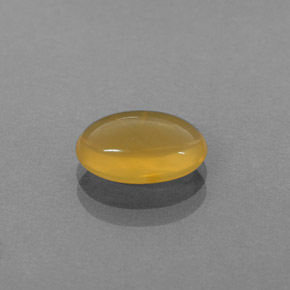 1.54캐럿 천연 옐로우 오렌지 파이어 오팔, 투명한, 10.2×6.7 mm, 투명/반투명
