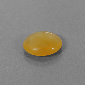 1.86캐럿 천연 옐로우 오렌지 파이어 오팔, 타원형 컷, 10.8×8.8 mm, 투명한