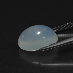 7.57캐럿 천연 옐로우 화이트 파이어 오팔, 투명한, 15.1×10.7 mm, 투명/반투명