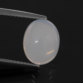 3.44캐럿 천연 옐로우 화이트 파이어 오팔, 투명한, 11.5×9.1 mm, 투명/반투명