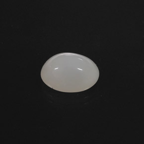 4.31캐럿 천연 화이트 파이어 오팔, 타원형 컷, 12.7×9.3 mm, 투명한
