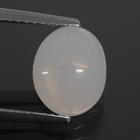 1.72캐럿 천연 오렌지 화이트 파이어 오팔, 투명한, 9.7×8.3 mm, 투명/반투명
