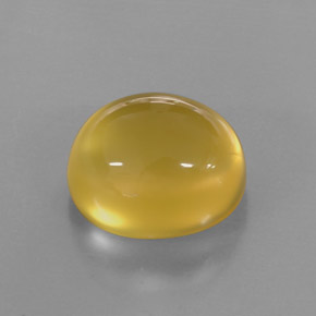 9.05캐럿 천연 옐로우 파이어 오팔, 투명한, 14.3×12.4 mm, 투명/반투명