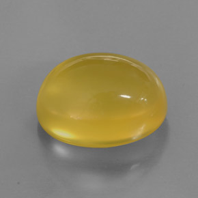 14.60캐럿 천연 옐로우 파이어 오팔, 투명한, 17.8×13.7 mm, 투명/반투명