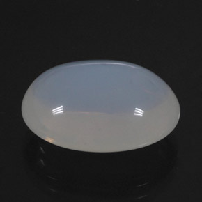 12.70캐럿 천연 화이트 파이어 오팔, 투명한, 18.6×14.7 mm, 투명/반투명