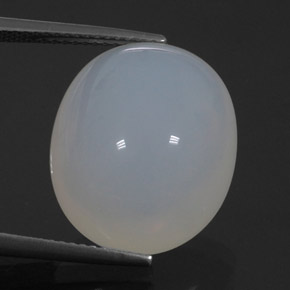 13.85캐럿 천연 화이트 파이어 오팔, 투명한, 18.4×15.3 mm, 투명/반투명