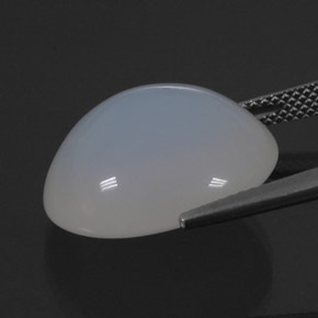 13.85캐럿 천연 화이트 파이어 오팔, 투명한, 18.4×15.3 mm, 투명/반투명