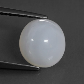 2.79캐럿 천연 화이트 파이어 오팔, 투명한, 9.7×9.1 mm, 투명/반투명