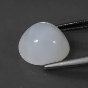 2.79캐럿 천연 화이트 파이어 오팔, 투명한, 9.7×9.1 mm, 투명/반투명