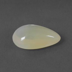 2.29캐럿 천연 옐로우 화이트 파이어 오팔, 투명한, 12.2×8.1 mm, 투명/반투명
