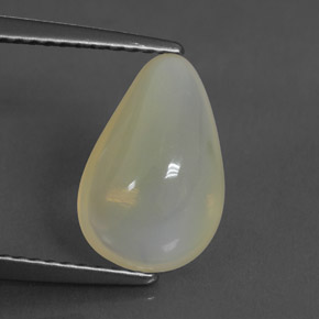 2.29캐럿 천연 옐로우 화이트 파이어 오팔, 투명한, 12.2×8.1 mm, 투명/반투명