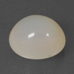8.68캐럿 천연 옐로우 화이트 파이어 오팔, 투명한, 14.3×12.7 mm, 투명/반투명