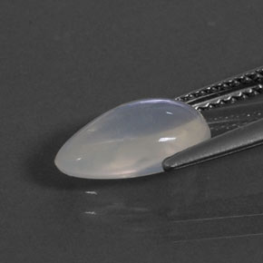 1.77캐럿 천연 옐로우 화이트 파이어 오팔, 배 모양, 11.3×7.1 mm, 투명한