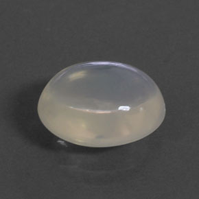 4.47캐럿 천연 옐로우 화이트 파이어 오팔, 타원형 컷, 12.6×10.7 mm, 투명한