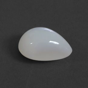 2.68캐럿 천연 화이트 파이어 오팔, 투명한, 11.5×8.6 mm, 투명/반투명