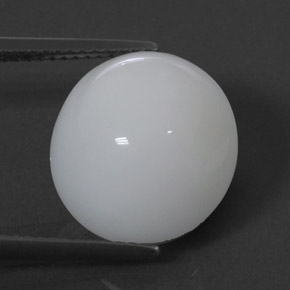 7.70캐럿 천연 화이트 파이어 오팔, 쿠션 컷, 14.4×13.3 mm, 불투명체