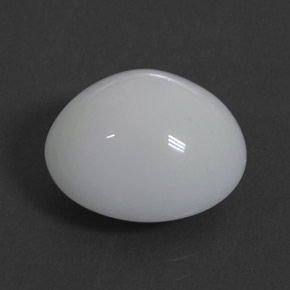 7.70캐럿 천연 화이트 파이어 오팔, 쿠션 컷, 14.4×13.3 mm, 불투명체