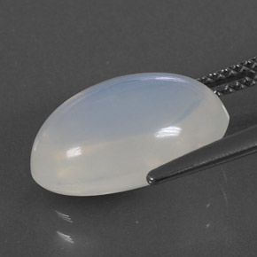 4.70캐럿 천연 옐로우 화이트 파이어 오팔, 타원형 컷, 13.9×9.4 mm, 투명한