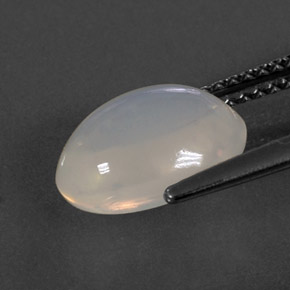 2.24캐럿 천연 옐로우 화이트 파이어 오팔, 타원형 컷, 10.7×8.1 mm, 투명한