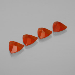 캐럿 천연 붉은 오렌지 파이어 오팔 보석, 일조, 투명한