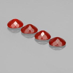 3.82캐럿 천연 파이어 레드 파이어 오팔 보석, 타원형 컷, 8.3×6 mm, 투명한