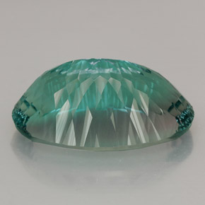 70.27캐럿 천연 멀티컬러 플루오라이트, 타원형 컷, 32.9×20.8 mm, VVS