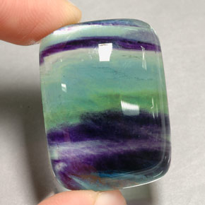 55.61캐럿 천연 멀티컬러 플루오라이트, 투명한, 30×22 mm, 투명/반투명
