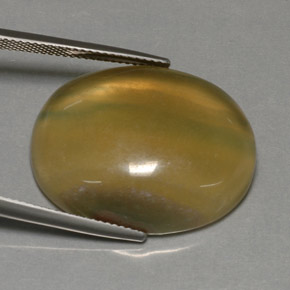 42.84캐럿 천연 멀티컬러 플루오라이트, 투명한, 26×20.4 mm, 투명/반투명