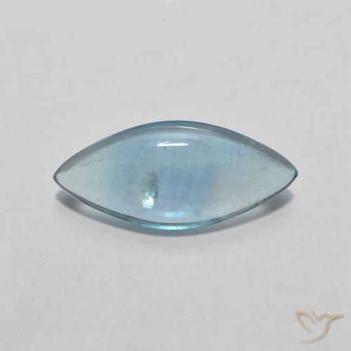 2.12ct 자연스러운 라이트 청록색 형석, 보석, 투명한
