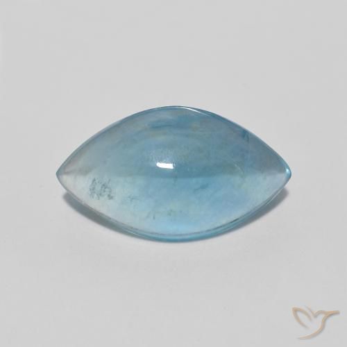 3.88ct 자연스러운 하늘색 녹색 형석, 보석, 투명한