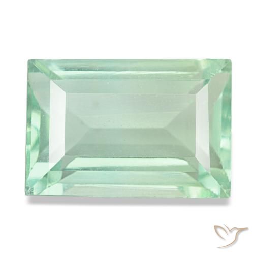 8.77ct 그린 플루오라이트, 바게트, VS