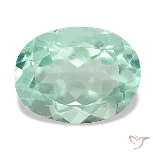 5.65ct 그린 플루오라이트, 오벌, VS