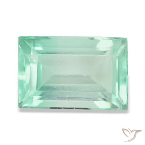 4.58ct 그린 플루오라이트, 바게트, VS